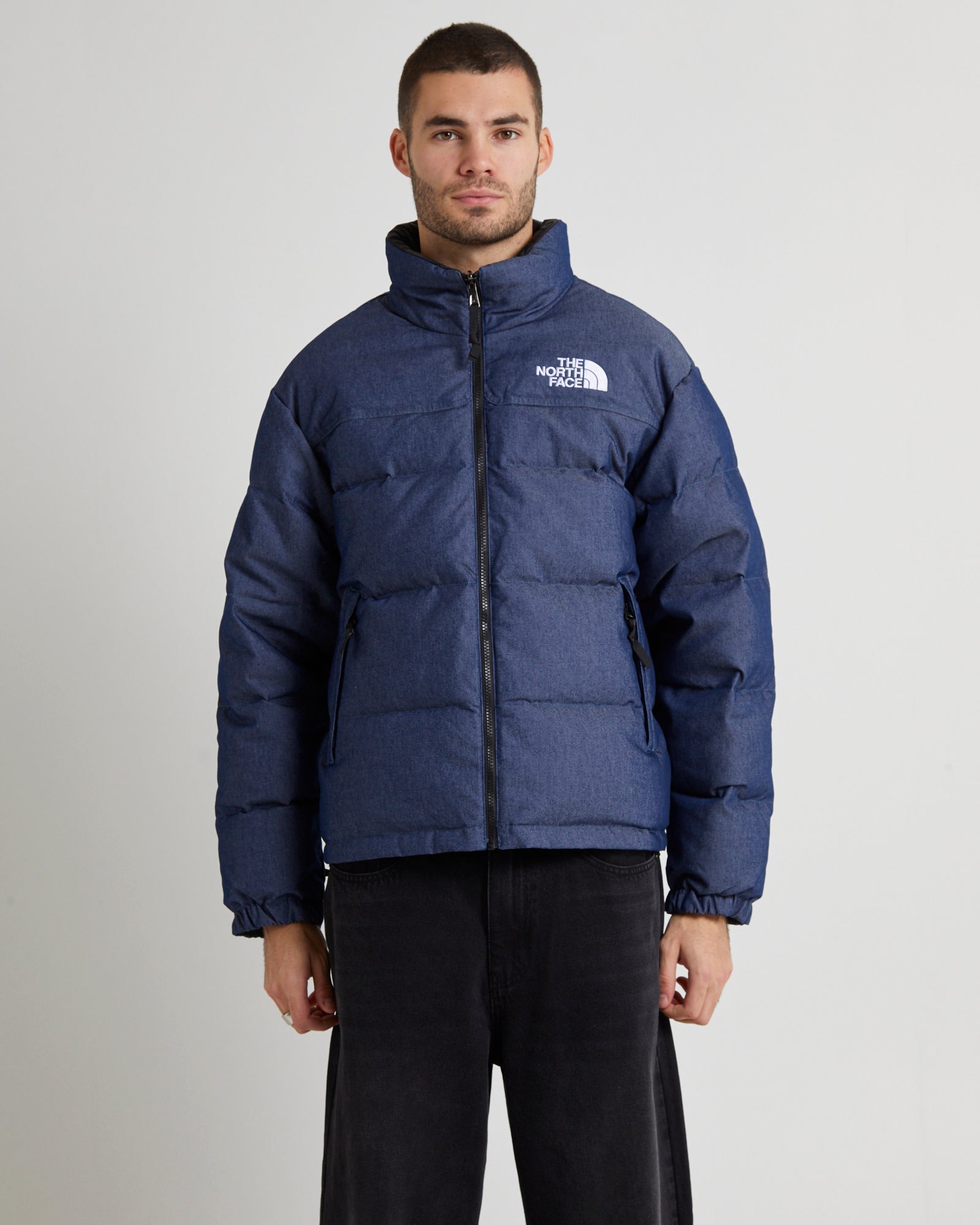 92 REVERSIBLE NUPTSE JACKET DENIM BLUE – General Pants Co.