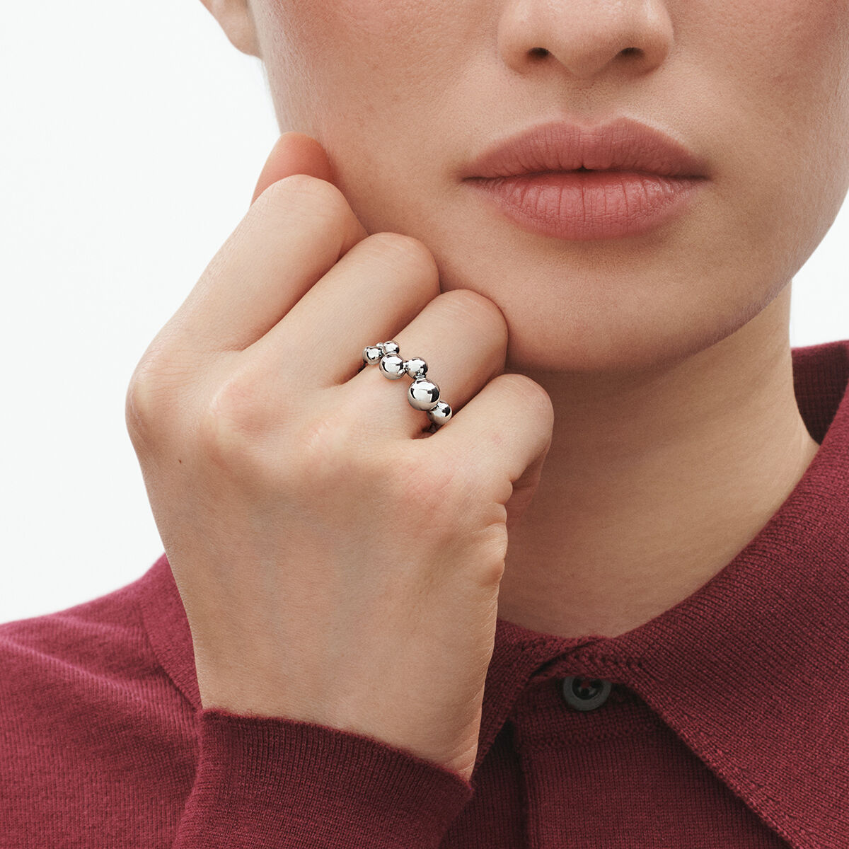 ムーンライト グレープ（MOONLIGHT GRAPES）スターリングシルバー製リング