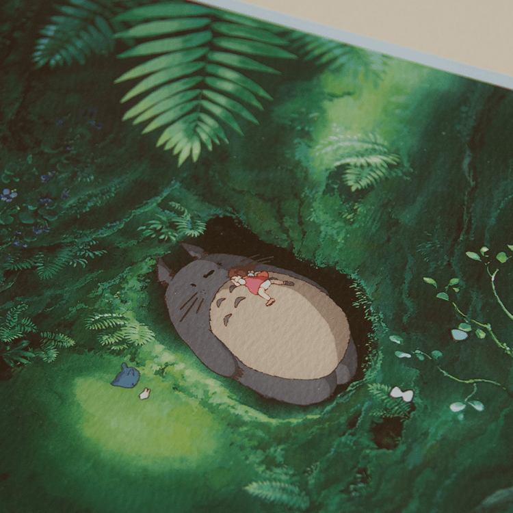 ART OF GHIBLI となりのトトロ アートフレーム 「うろの中」｜三鷹の森
