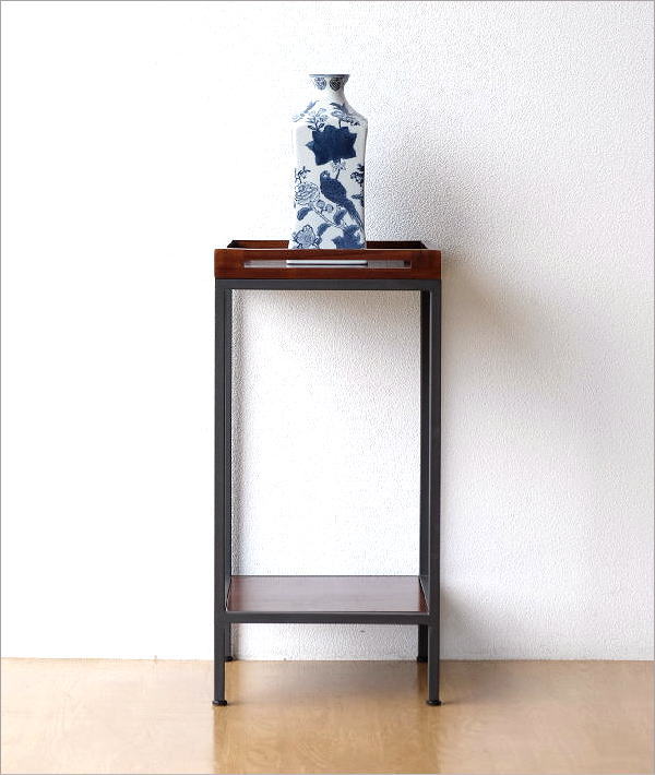 花台 木製 フラワースタンド 玄関 室内 屋内 天然木 無垢材 サイド