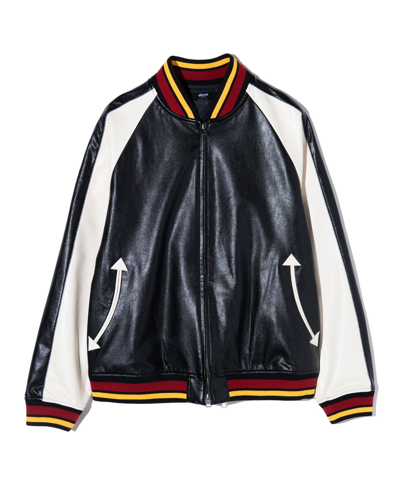 GB0424/JKT07 : Synth Leather Ska Jumper / シンセレザースカ