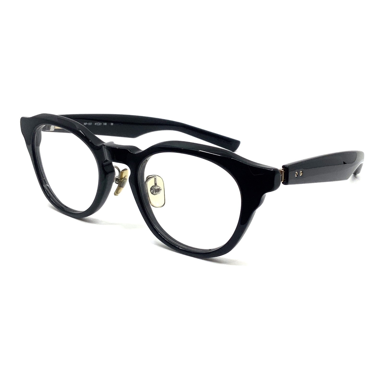 999.9 フォーナインズ メガネ NP-157 99 クリアブラック 47サイズ