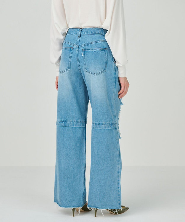 ハードクラッシュデニムパンツ / GRACE CONTINENTAL | GRACE