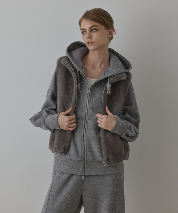 フェイクミンクベスト / GRACE CONTINENTAL | GRACE CONTINENTAL