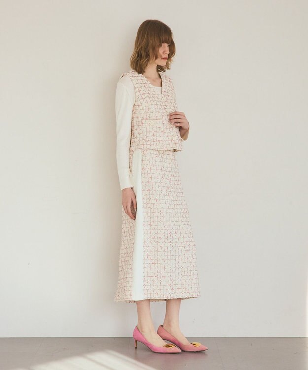 ツイードチェックジレ / GRACE CONTINENTAL | GRACE CONTINENTAL