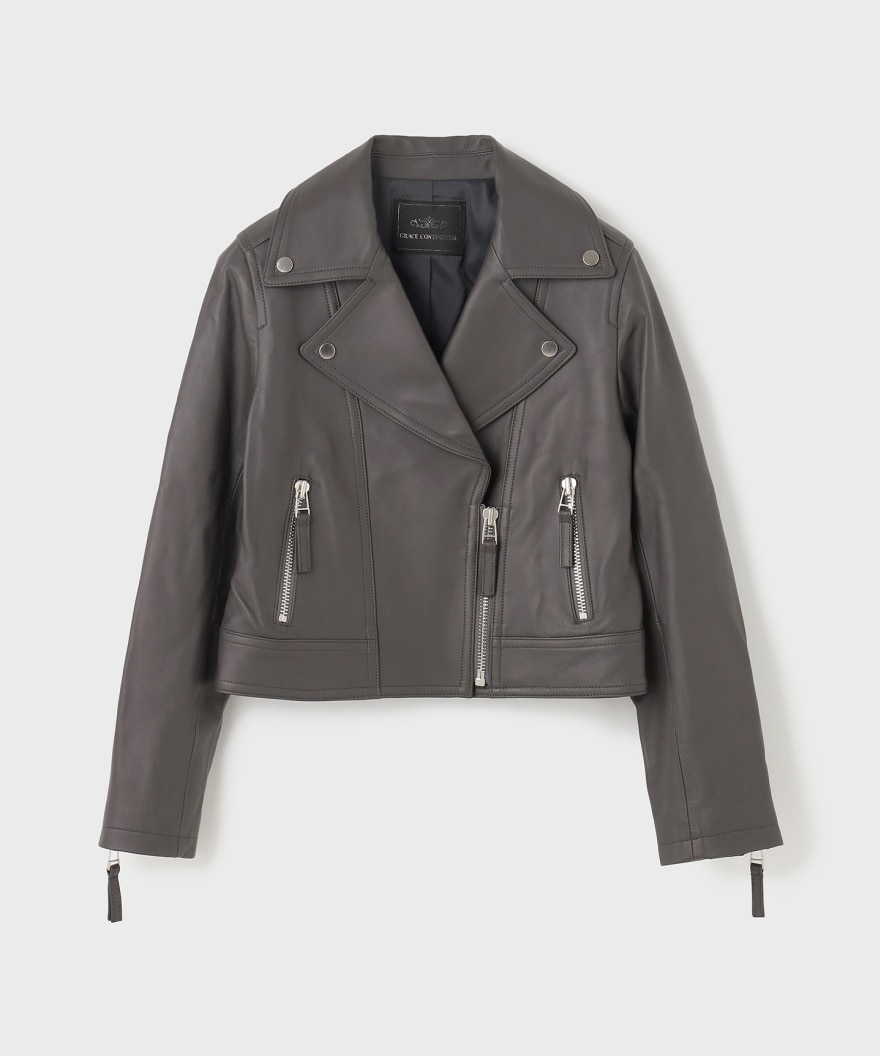 LEATHER RIDERS JACKET | GRACE CONTINENTAL グレースコンチネンタル 通販