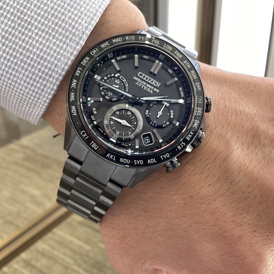 シチズン(CITIZEN) アテッサ エコ・ドライブGPS衛星電波時計 ACT Line