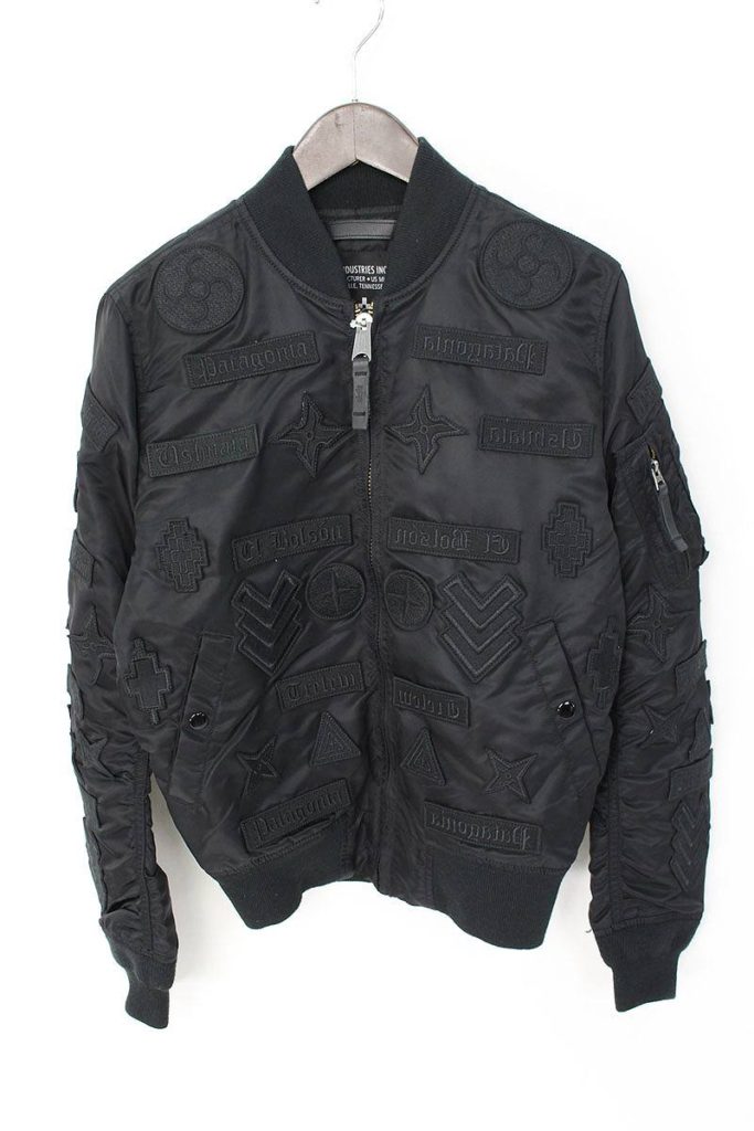 マルセロバーロン MARCELO BURLON CANOUAN JACKET フェザープリント