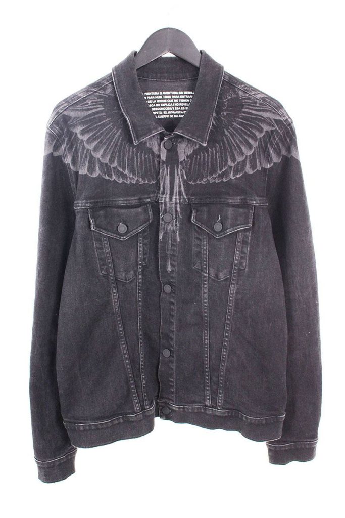 マルセロバーロン MARCELO BURLON CANOUAN JACKET フェザープリント