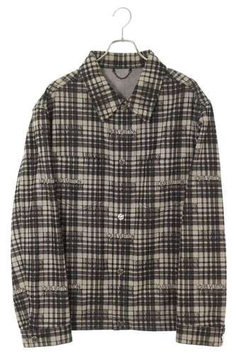 ディオール DIOR 023M550AT099 オブリーク柄総柄ニット長袖シャツ の