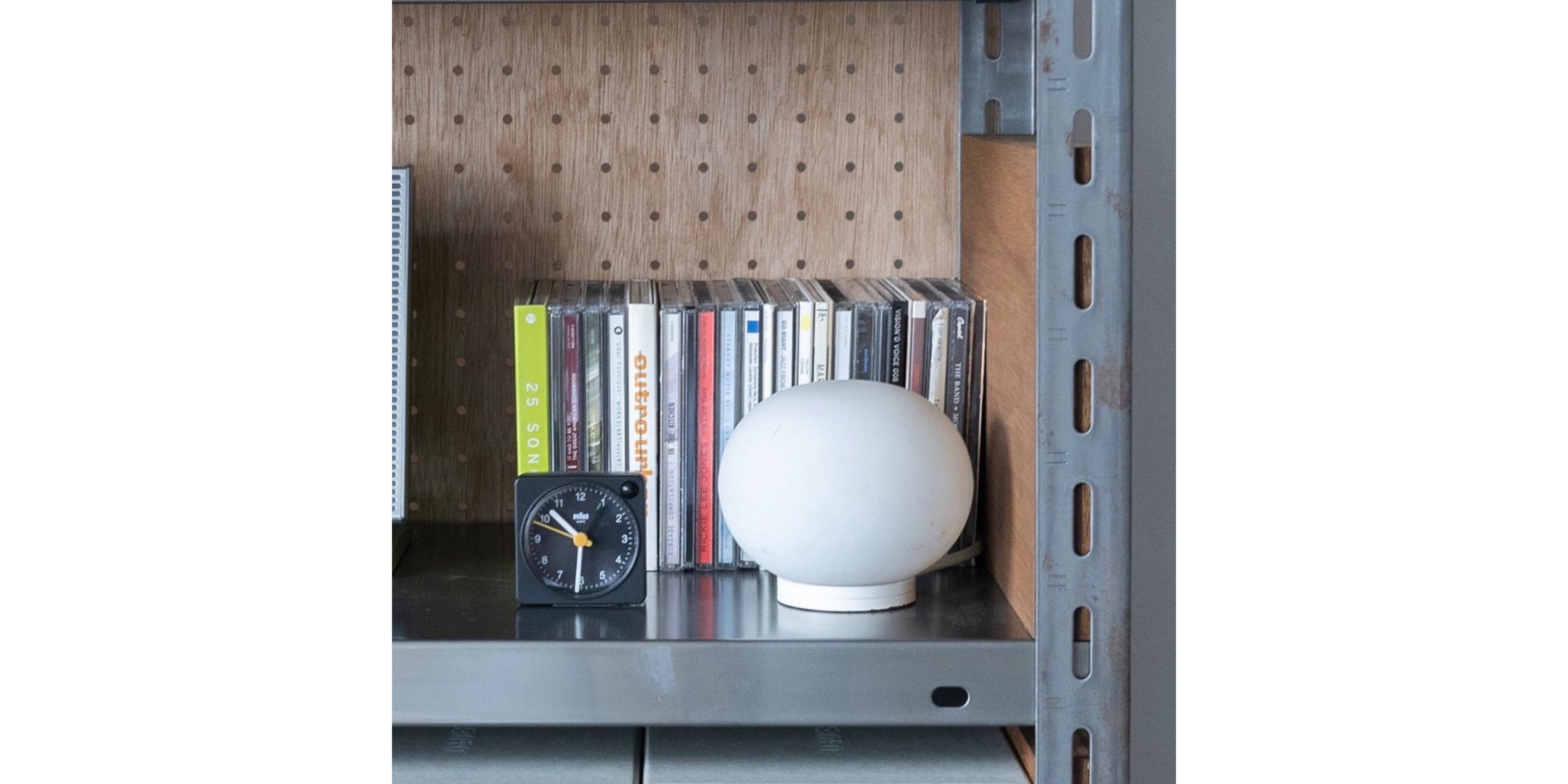 在庫限り】工業用スチールシェルフ スリム（W610）・3段・D450・クリア