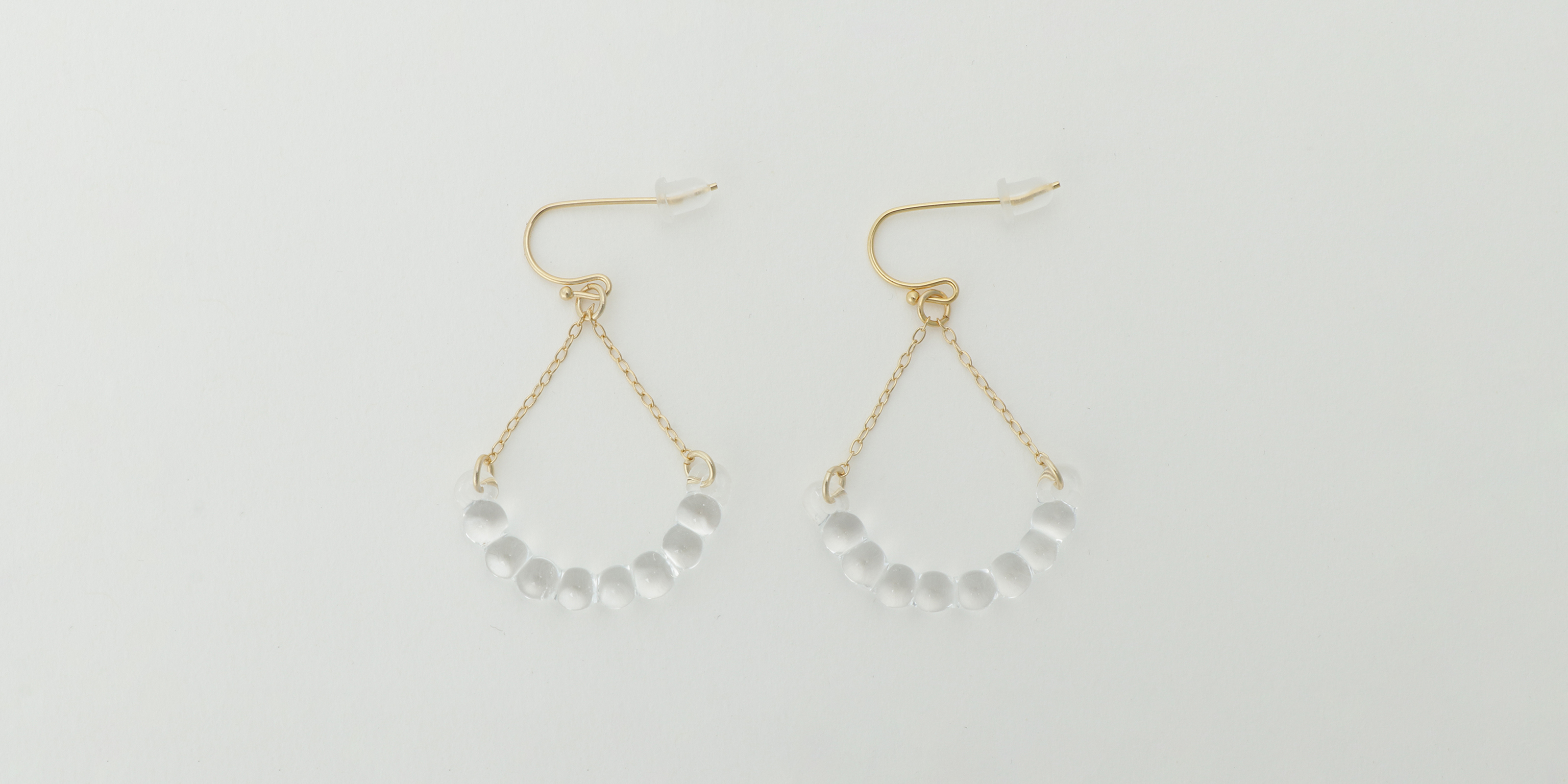 HARIO Lampwork Factory ピアス・アール | D&DEPARTMENT