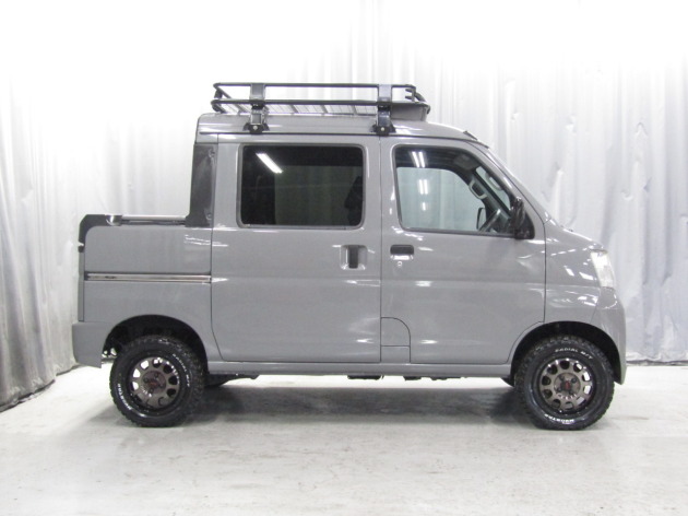 ハイゼットカーゴ4WDデッキバンリフトアップ公認車検取得済！走行