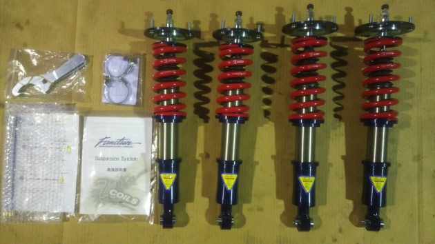 チェイサー JZX100 ZEAL FUNCTION-A 30段 車高調 取り付け