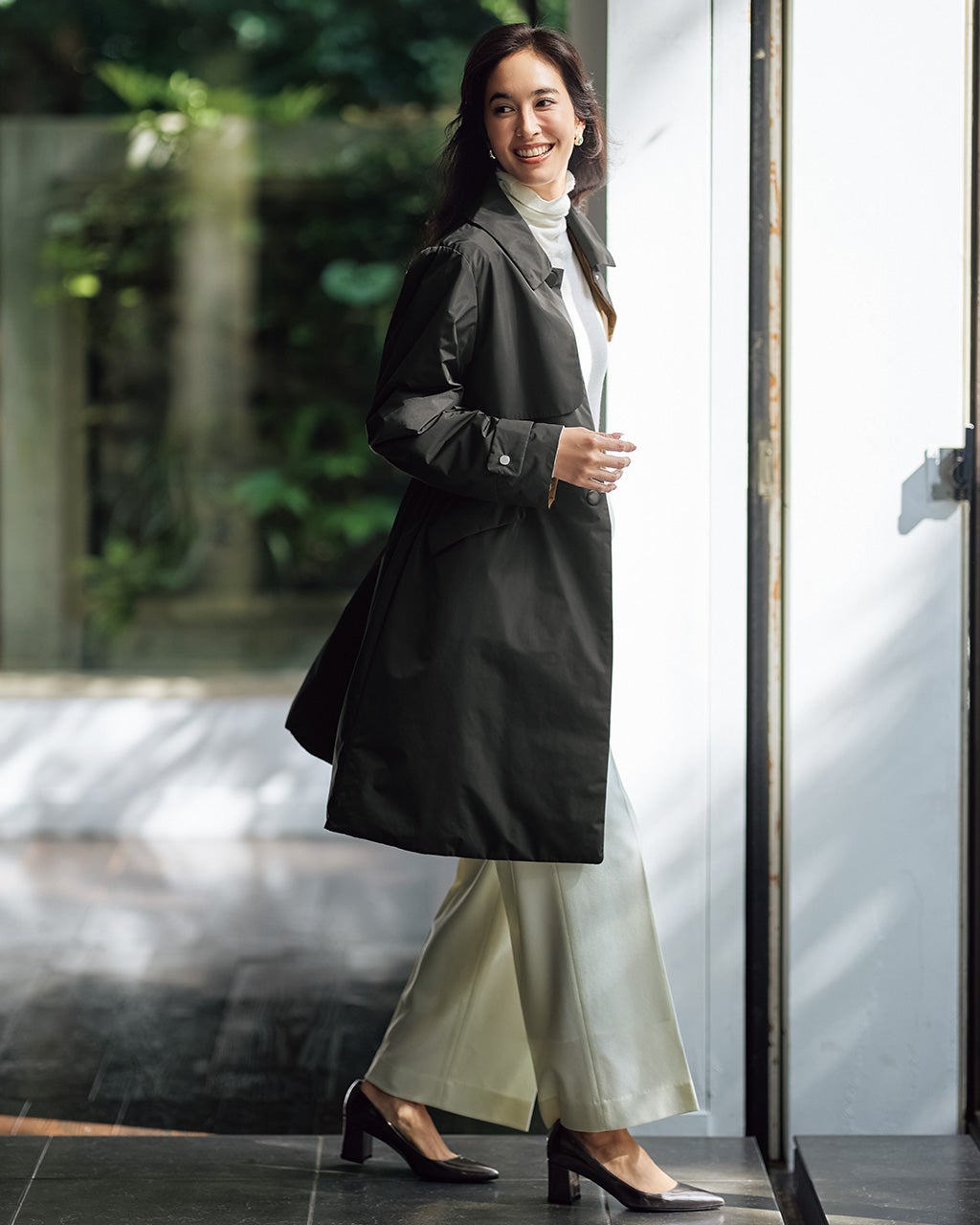 マジカルサーモ リバーシブル・ウールコート/ステン/DoCLASSE