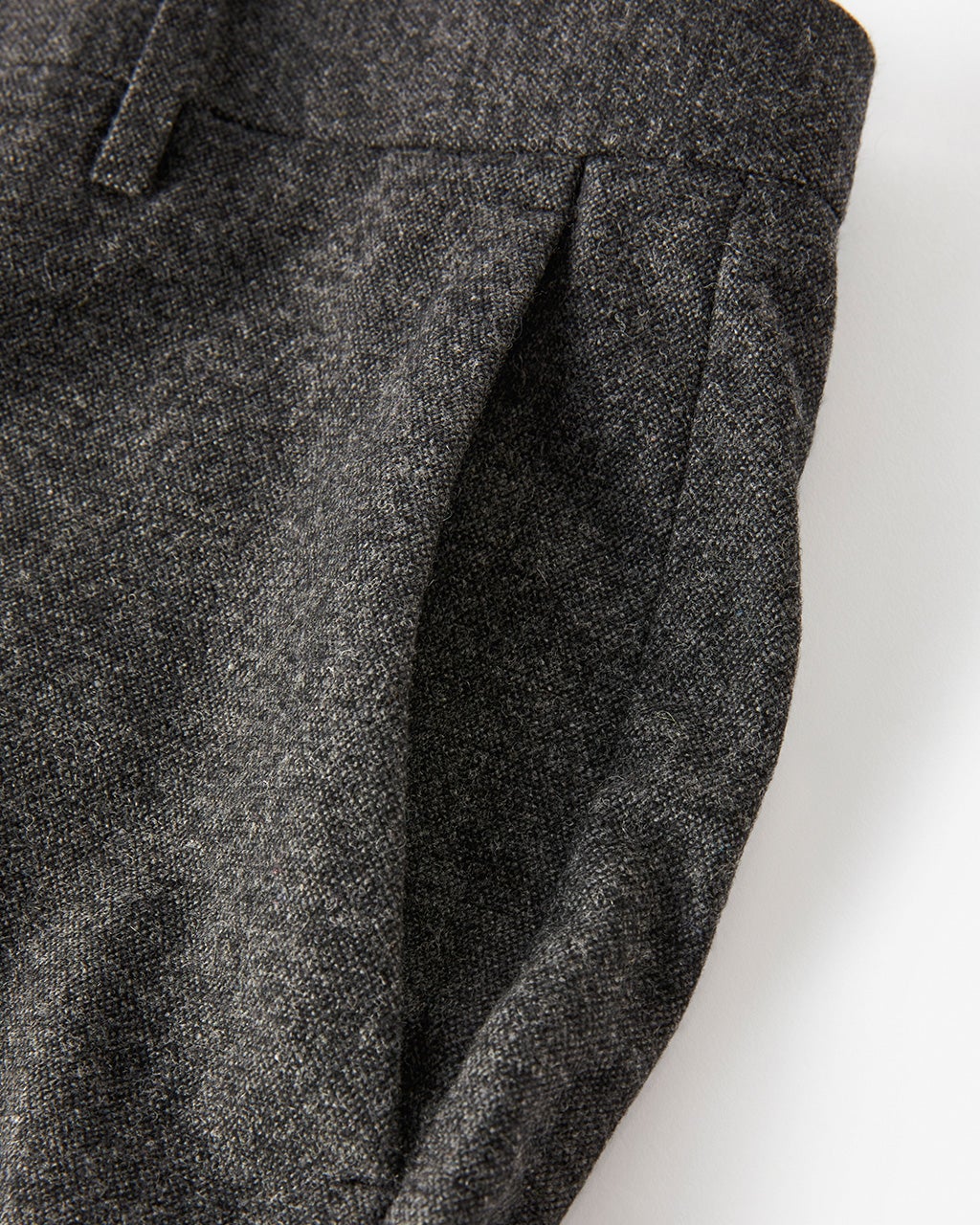 尾州カシミヤブレンド・ツイードパンツ/DoCLASSE