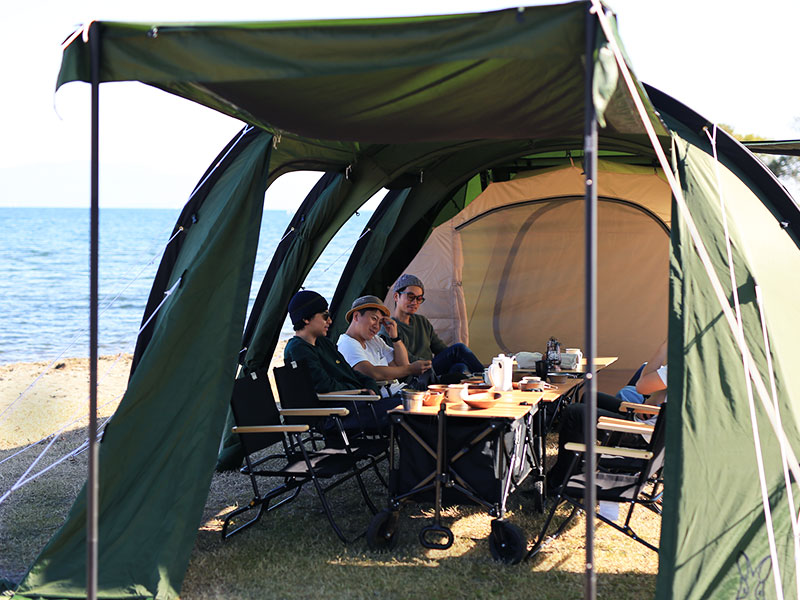 ビッグタープポール（ブラック） XP5-507K - DOD（ディーオーディー