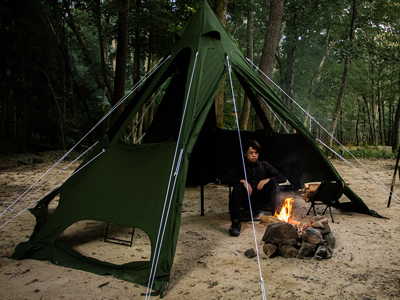 レンコンテント2M（カーキ） T3-736-KH - DOD（ディーオーディー