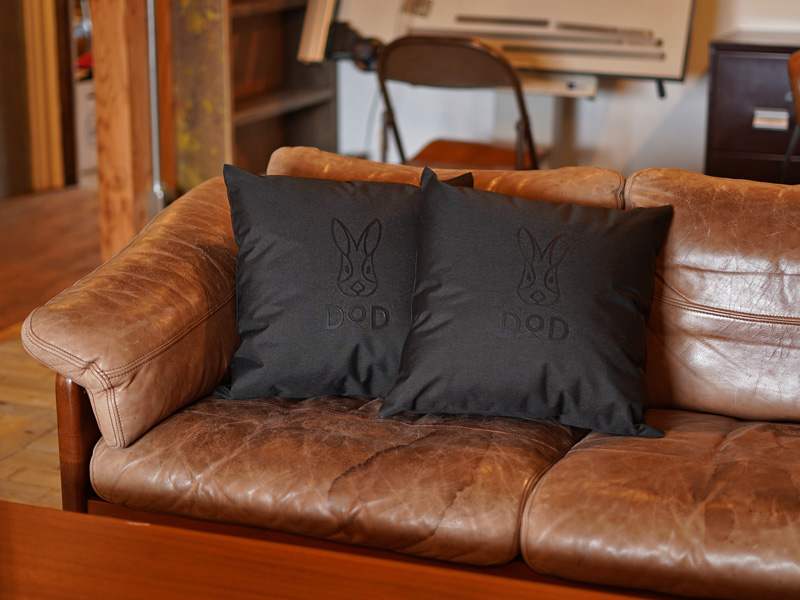 販売終了】クッションカバー（2枚セット）（チャコールグレー） CC1