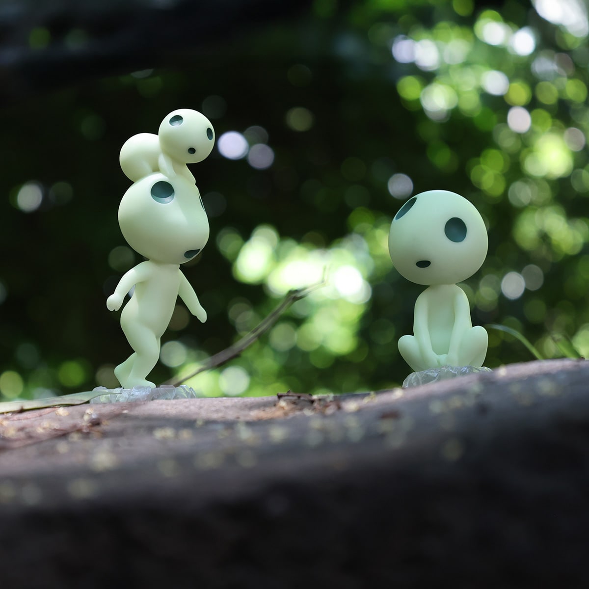 もののけ姫 コダマの置物 ちょこんとコダマ | どんぐり共和国そらのうえ店
