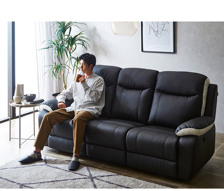 3人掛け電動リクライニングソファ SOFEE - 家具専門店どあどあ(西山商店)