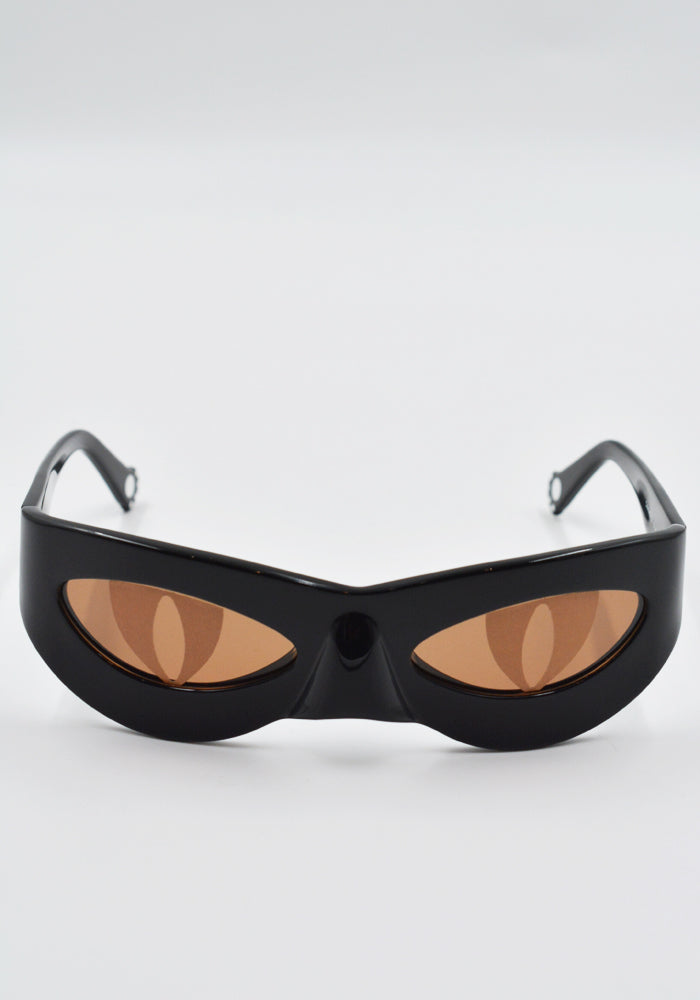 CHARLES JEFFREY LOVERBOY NEKO SUNGLASSES BLACK SS25 | 50%OFF Sale