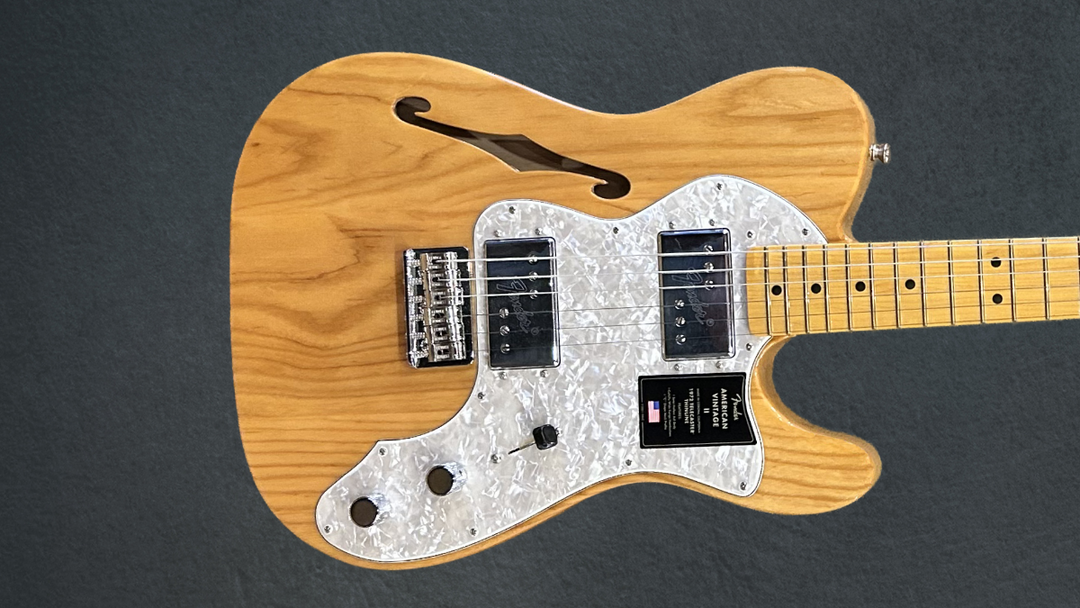 American Vintage II 1972 Telecaster Thinline - Aged Natural