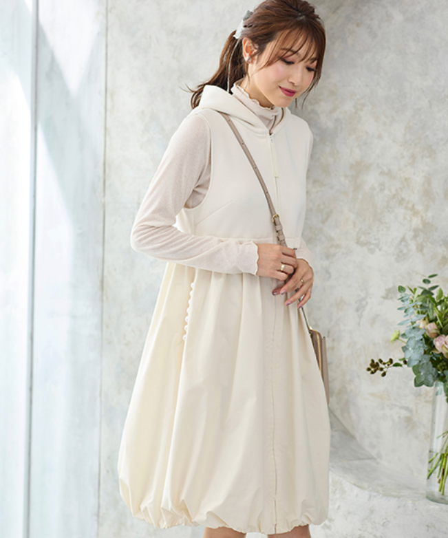 ゆのじ】ローズティアラ フリルプルオーバー 近年モデル アイボリー