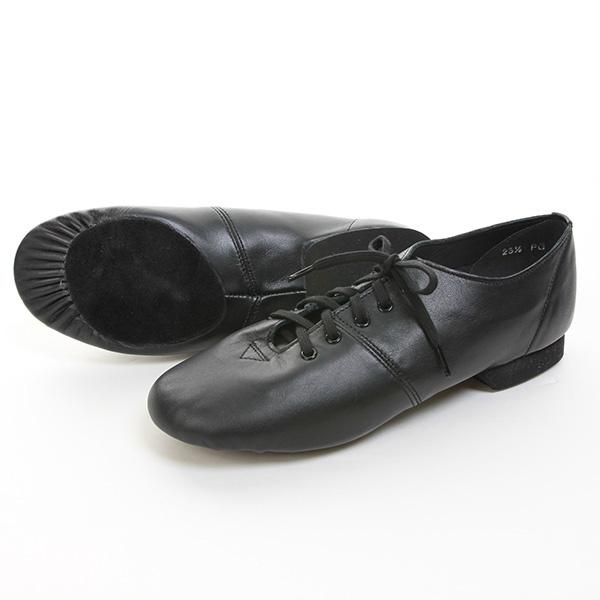 ローカットプリーツジャズシューズ （レザーソール）22.0-25.0cm