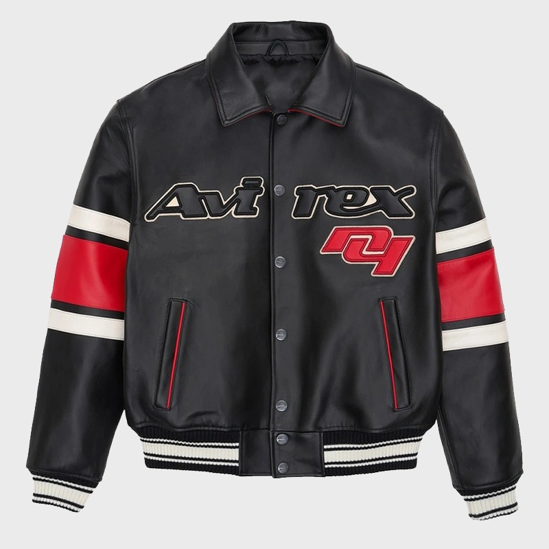 Avirex The Legend Leather Varsity Jacket