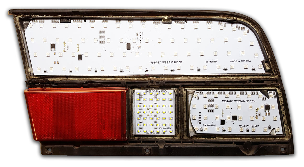 1983 - 1987 Nissan 300ZX Sequential LED Tail Lights with Reverse