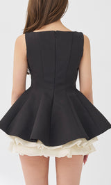 ビジューフレアバルーンミニドレス – Darich (ダーリッチ)