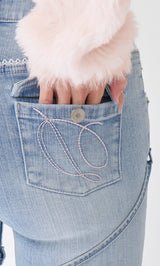 予約商品】ピコレースハイウエストフレアデニム – Darich (ダーリッチ)