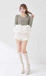 ボリュームフレアニットチュニック – Darich (ダーリッチ)