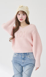 ファンシービーズDDロゴボリュームニットトップス – Darich (ダーリッチ)