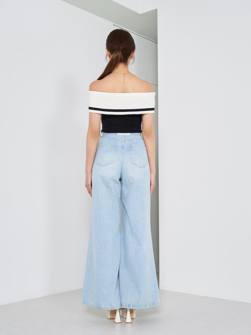 ビッグリボンオフショルニットトップス – Darich (ダーリッチ)