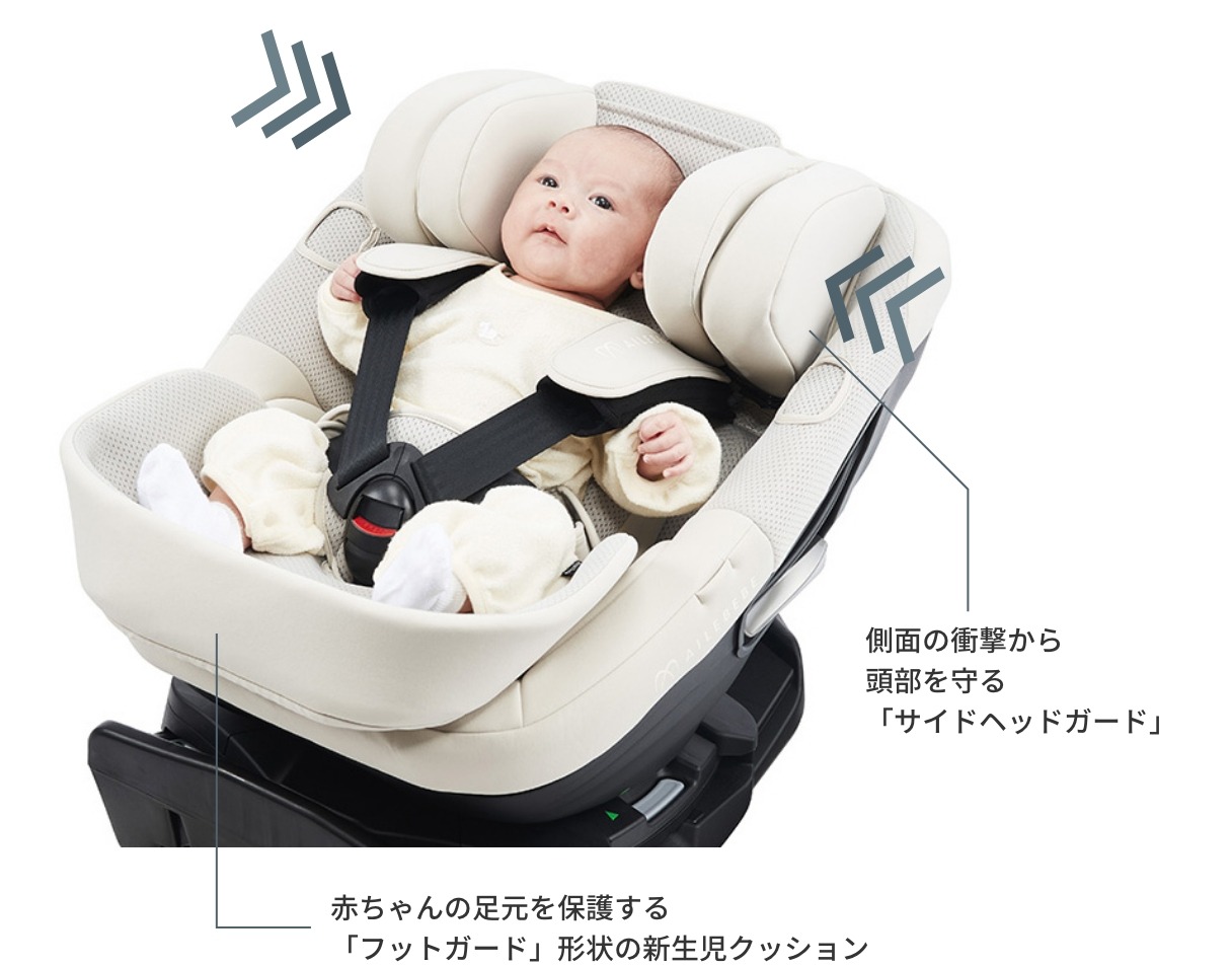 クルット スライド ウィ AILEBEBE エールベベ チャイルドシートの