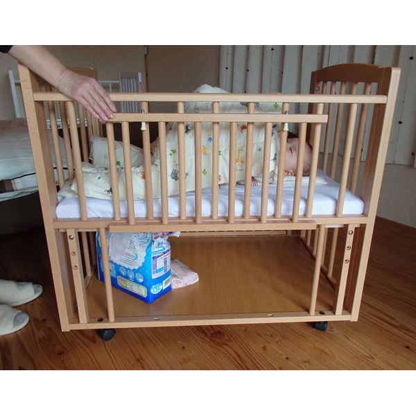 添い寝ミニベッド L型プチベリー サワベビー ベビーベッドのレンタル