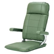 国産本革座椅子 回転機能付き MFR HIKARI 座椅子 ブラウン