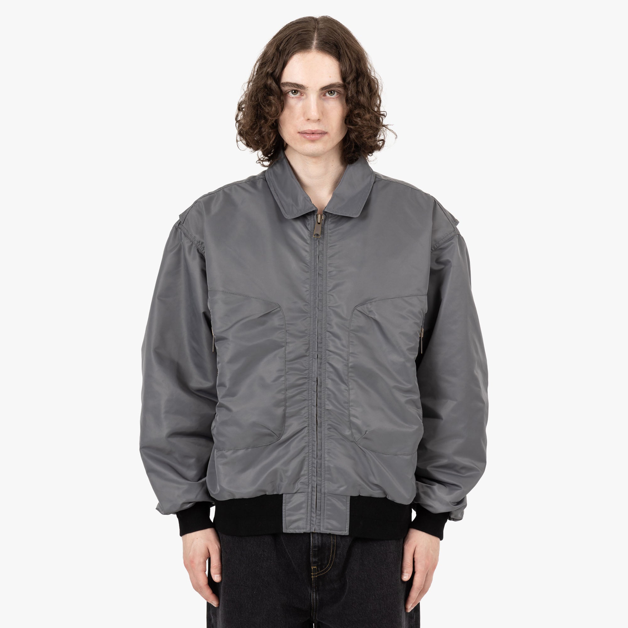 Brain Dead 3D Flight Jacket / Steel – Livestock