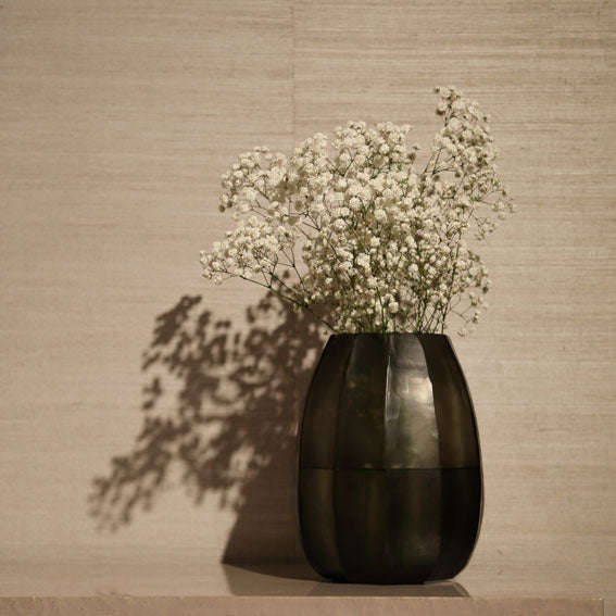 GUAXS Koonam M Vase Indigo & Smokegrey - Decor House Furniture