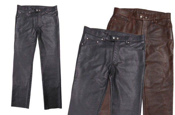 DP-18A スリムフィットレザーパンツ | DEGNER