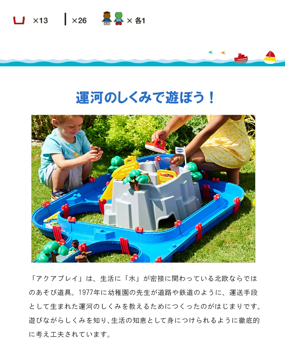 ボーネルンド AQ1542 アクアプレイ マウンテンレイク【安心の正規輸入