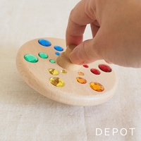 ニック社 【ニックスロープ用 ジュエル円盤】 nic 木製 スロープ 知育