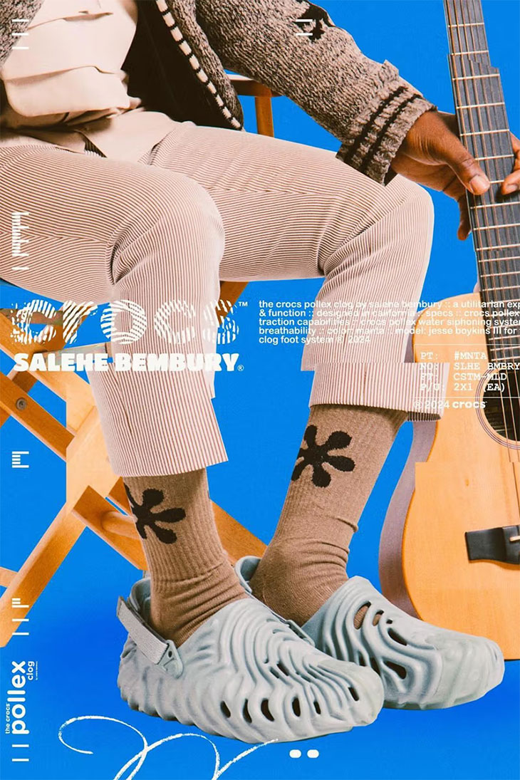 Salehe Bembury Introduces Crocs Pollex Clog in Fresh Colorways