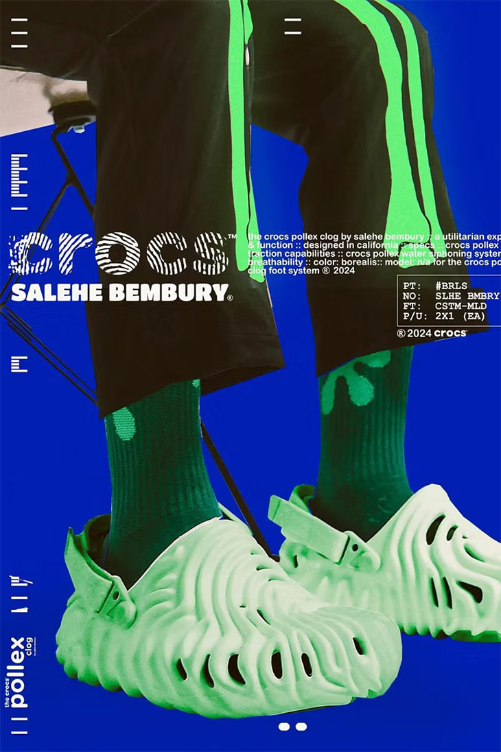 Salehe Bembury Introduces Crocs Pollex Clog in Fresh Colorways