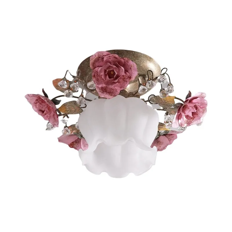 花の天井照明器具ポーチ、通路、またはキッチンのクリスタルアクセント