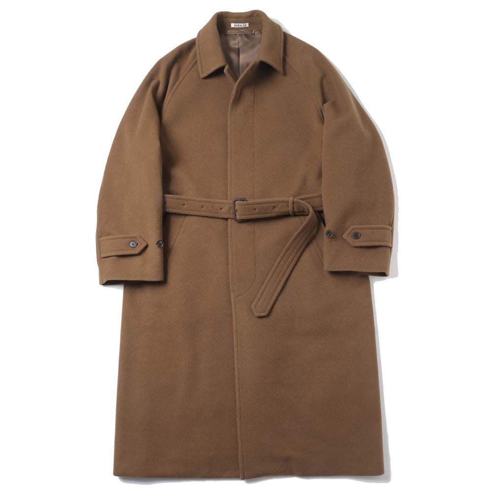 AURALEE(オーラリー)】CASHMERE WOOL MOSSER SOUTIEN COLLAR COAT