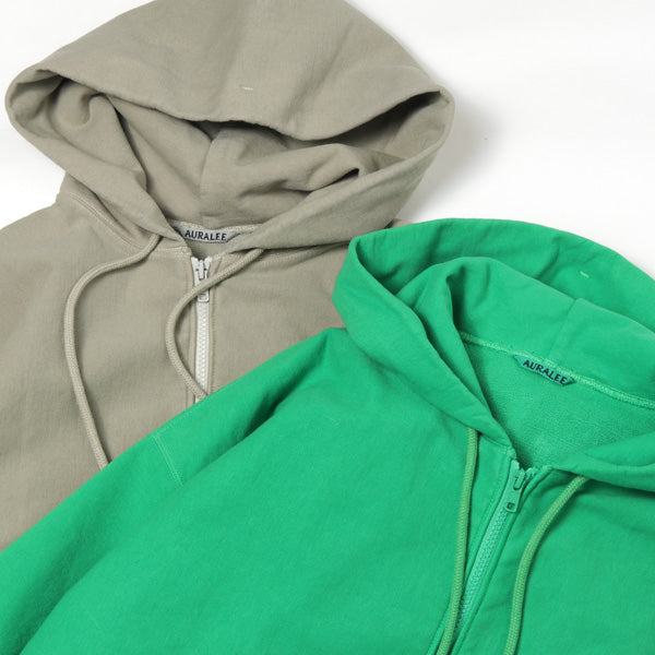 SUPER MILLED SWEAT ZIP PARKA (A8AP03SM) | AURALEE / カットソー
