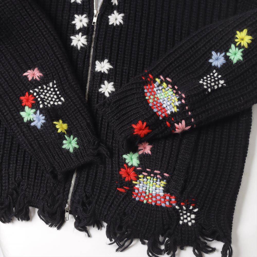 doublet(ﾀﾞﾌﾞﾚｯﾄ) DARNING CUT OFF DRIVERS KNITWEAR (24AW59KN160